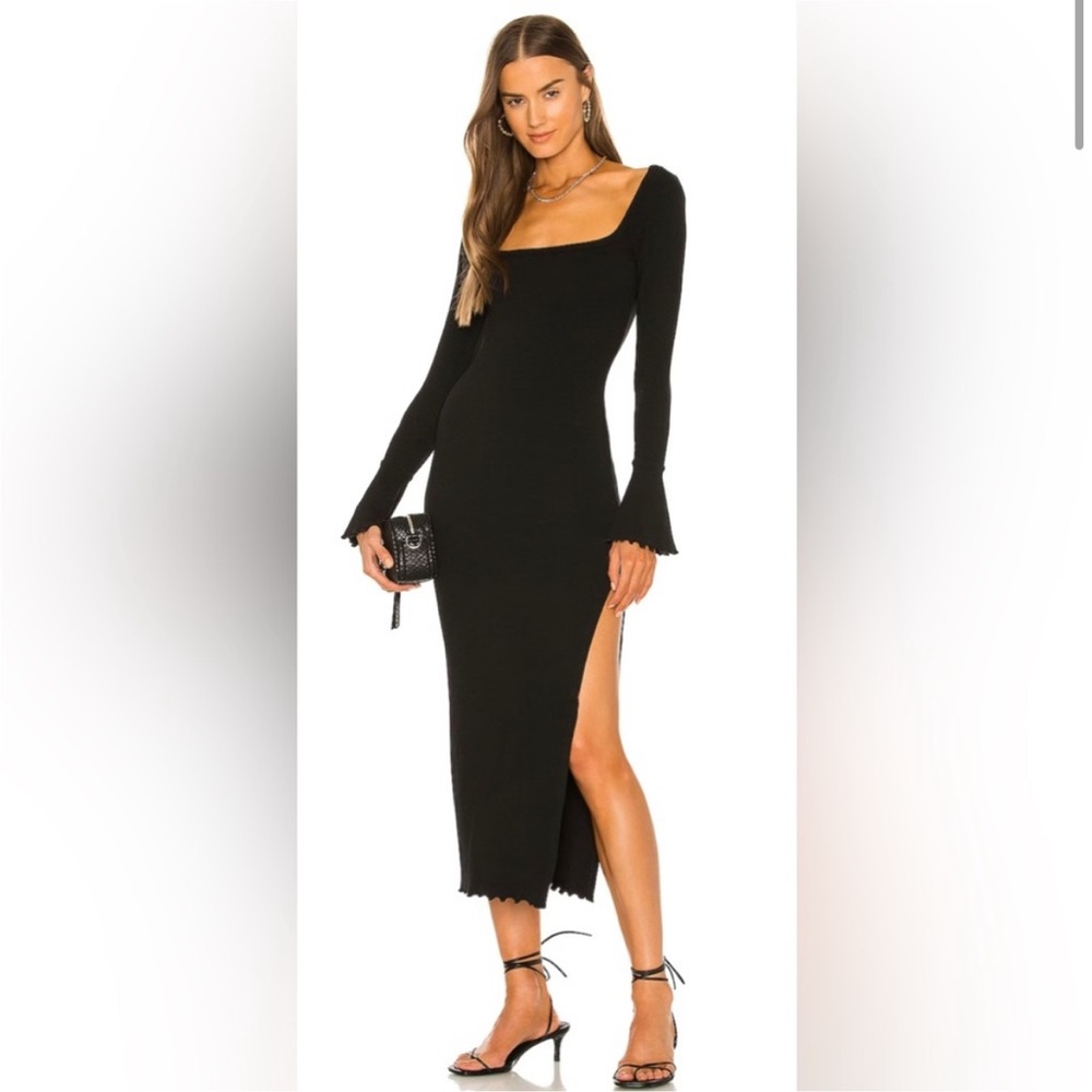 Revolve Lovers and Friends - Belen Maxi Dress in Black